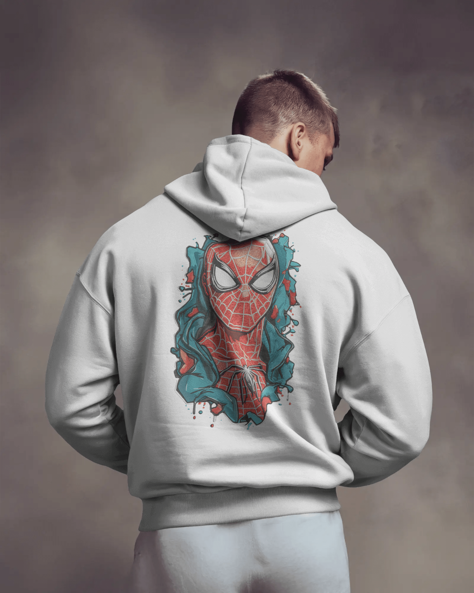 Zip - Up Hoodie Spider - Man (Peter Parker) - TM SignatureZip - Up Hoodie Spider - Man (Peter Parker)Zip - Up HoodiesTM SignatureWhiteXSCotton